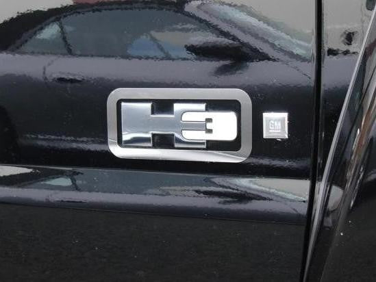 HUMMER H3 Edelstahl Logo Rahmung - Direct 4x4 Autozubehör