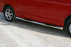VW T6 ab Bj. 15 KRS Edelstahl Schwellerrohre mit 45° Endkappe - Direct 4x4 Autozubehör