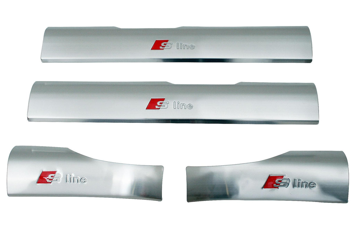 Audi Q5 S-Line Edelstahl Türschweller Cover - Direct 4x4 Autozubehör