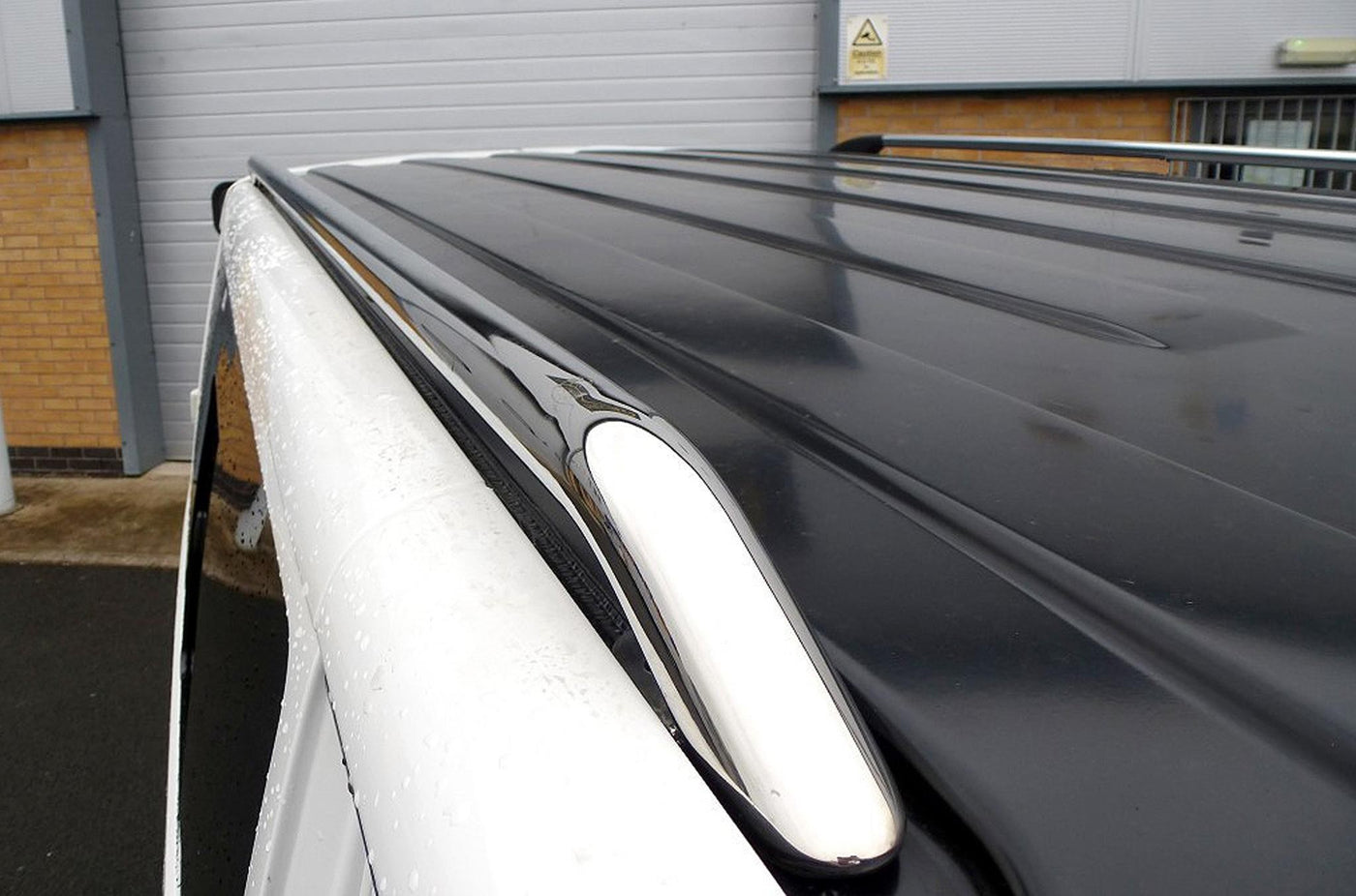 VW T5 Bj. 09-15 Langer RS Edelstahl Dachreling "OE Style"