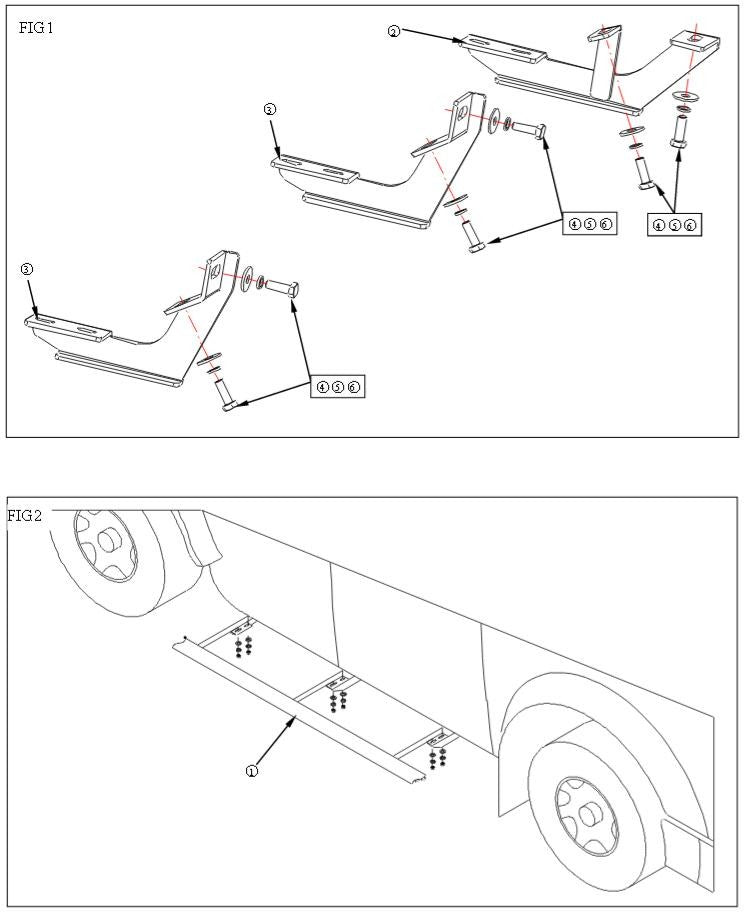 Ford Ranger Double Cab Bj. 12-15 Trittbretter "Raptor Schwarz" - Direct 4x4 Autozubehör