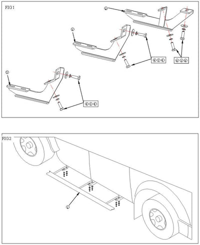 Ford Ranger Double Cab Bj. 12-15 Trittbretter "Freedom" - Direct 4x4 Autozubehör