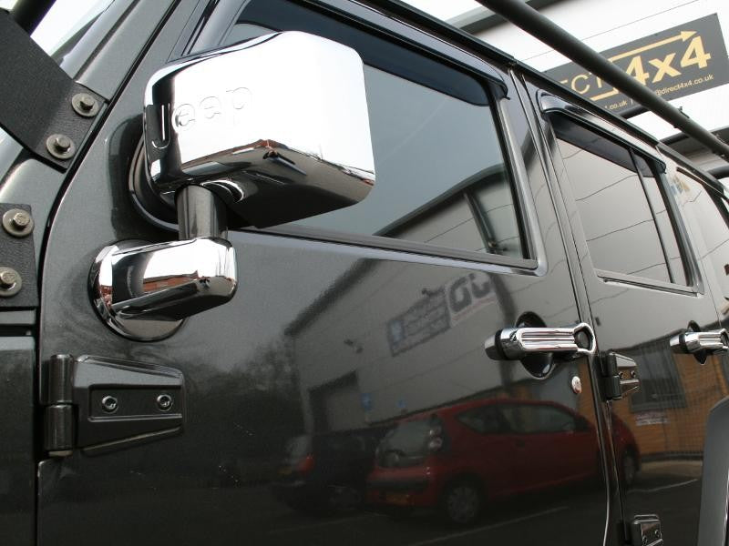 Jeep Wrangler ab Bj. 07 Außenspiegel Chrom Cover - Direct 4x4 Autozubehör