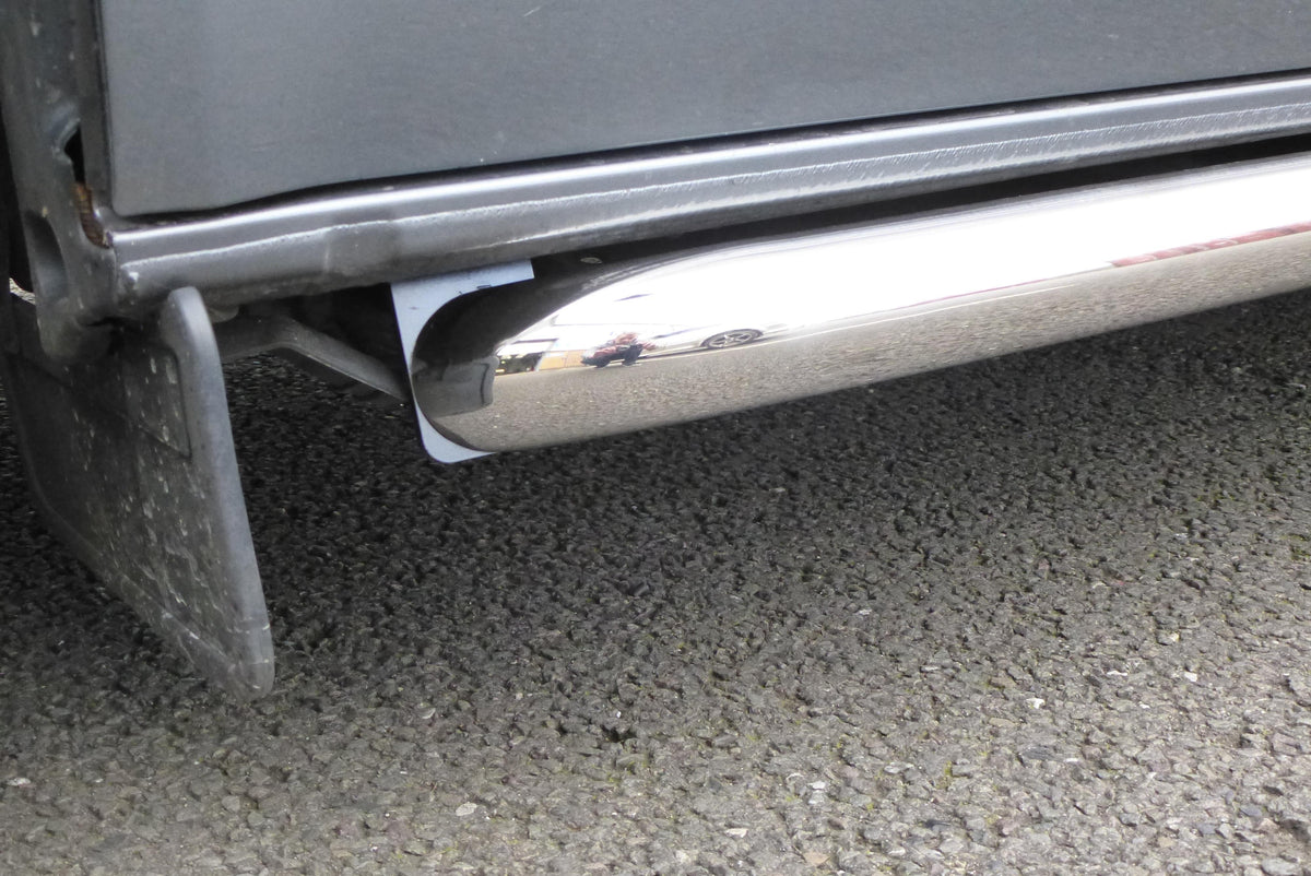 VW T5 Bj. 03-09 Kurzer RS Edelstahl Schwellerrohre "Sport" 64mm - Direct 4x4 Autozubehör