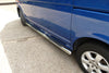 VW T5 Bj. 03-09 Kurzer RS Edelstahl Schwellerrohre mit Trittauflagen - Direct 4x4 Autozubehör