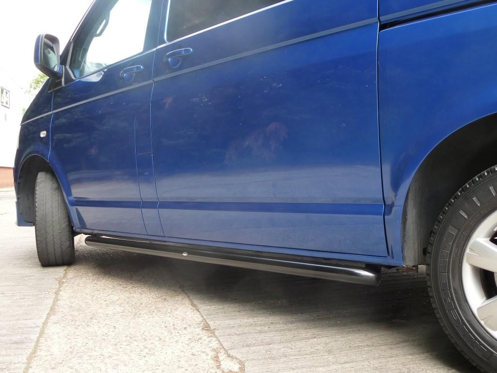 VW T5 Bj. 03-09 KRS Schwarze Schwellerrohre "Sport" 64mm - Direct 4x4 Autozubehör