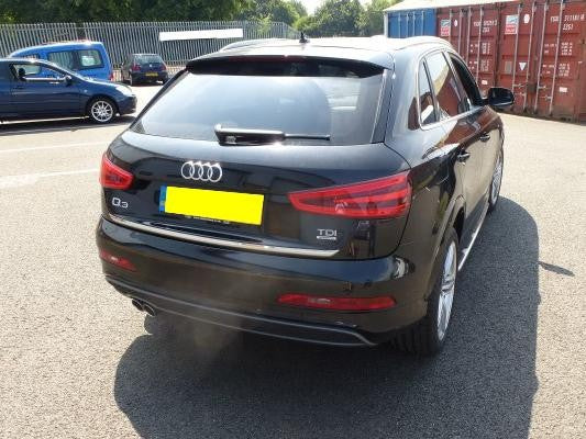 Audi Q3 Heckklappe Edelstahl Cover - Direct 4x4 Autozubehör