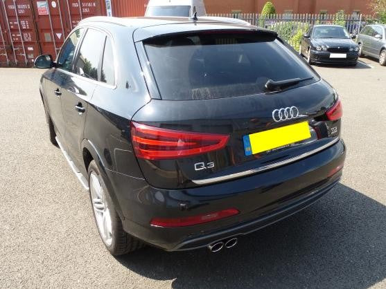 Audi Q3 Heckklappe Edelstahl Cover - Direct 4x4 Autozubehör