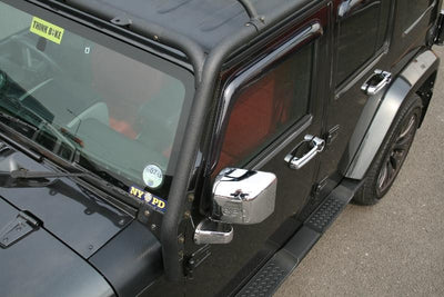 Jeep Wrangler ab Bj. 07 Außenspiegel Chrom Cover - Direct 4x4 Autozubehör