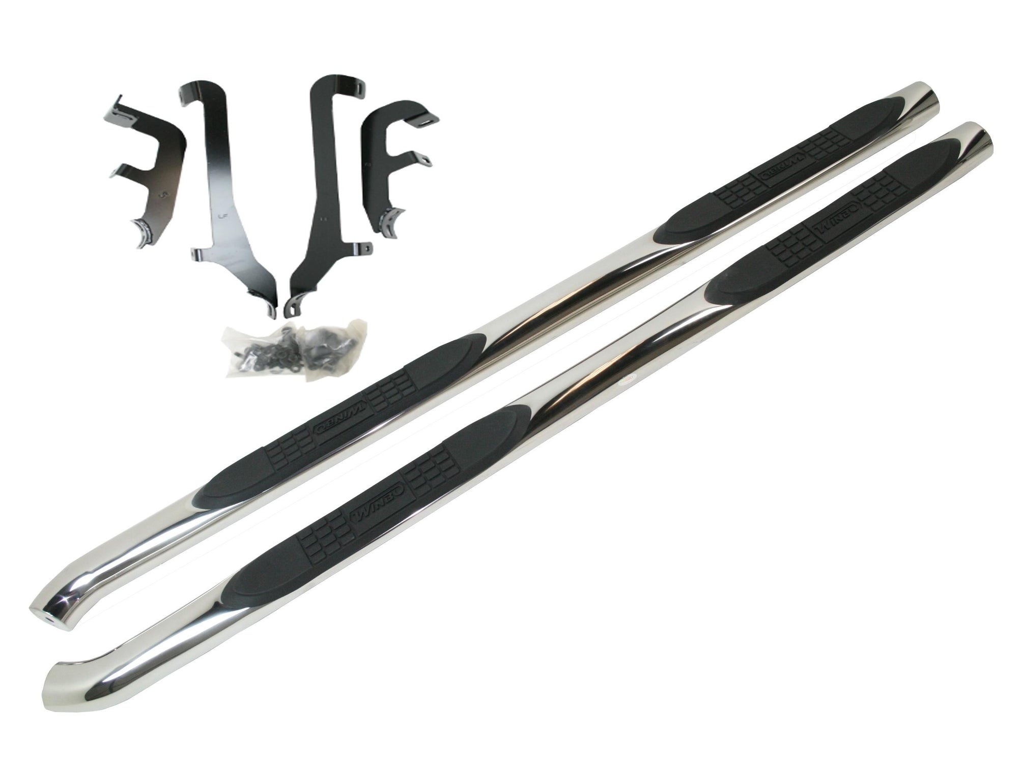 Hyundai Santa Fe Bj. 13-18 Edelstahl Schwellerrohre - Direct 4x4 Autozubehör