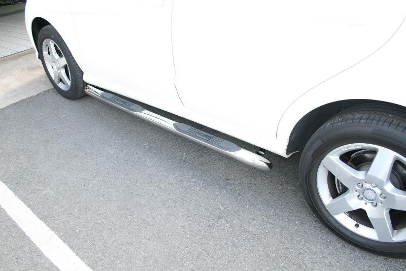 Nissan Navara NP300 Double Cab ab Bj. 15 Edelstahl Schwellerrohre 100mm - Direct 4x4 Autozubehör