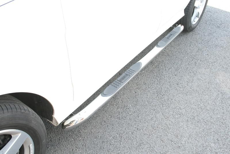 Nissan Navara NP300 Double Cab ab Bj. 15 Edelstahl Schwellerrohre 100mm - Direct 4x4 Autozubehör