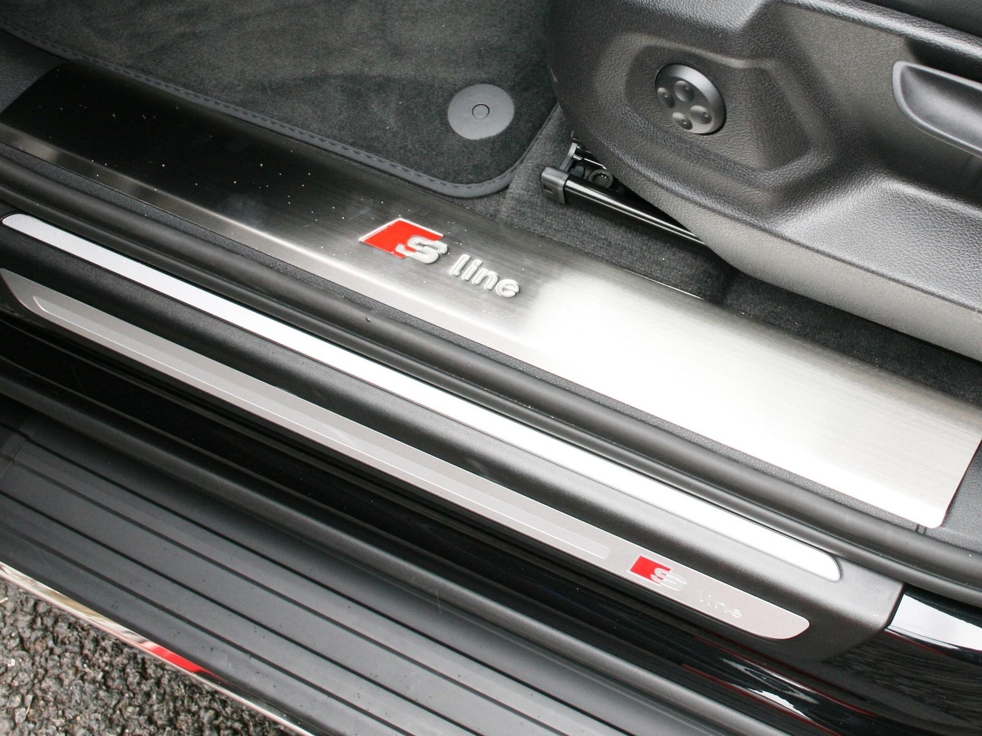 Audi Q5 S-Line Edelstahl Türschweller Cover - Direct 4x4 Autozubehör