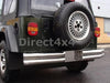 Jeep Wrangler Bj. 76-06 Edelstahl Heck-Rammschutz - Direct 4x4 Autozubehör