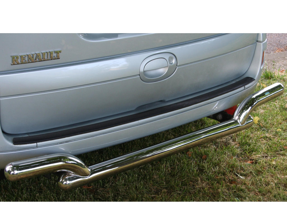 Renault Kangoo Bj. 03-08 Edelstahl Heck-Rammschutz - Direct 4x4 Autozubehör