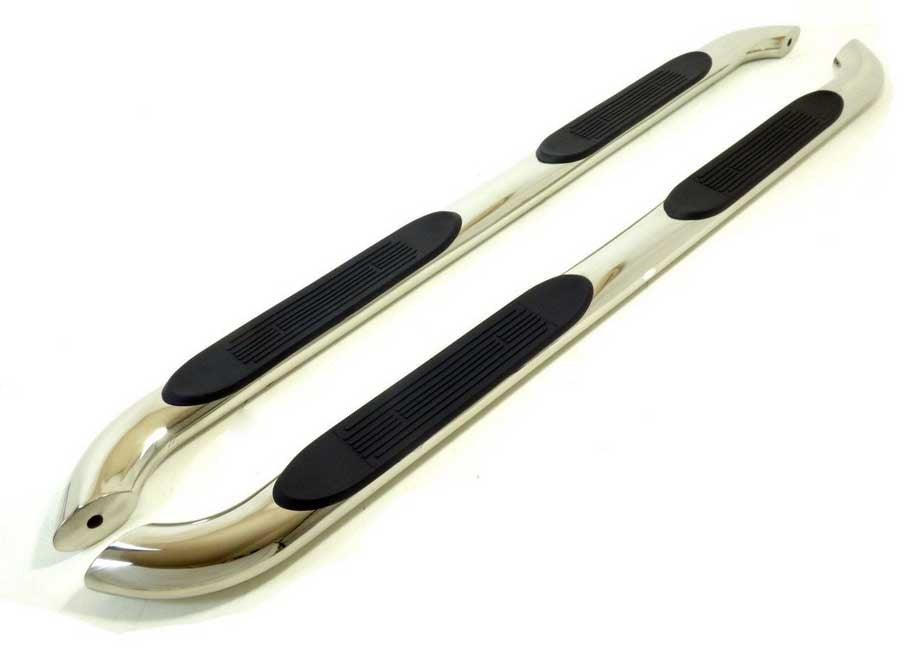 Nissan Navara NP300 Double Cab ab Bj. 15 Edelstahl Schwellerrohre 100mm - Direct 4x4 Autozubehör