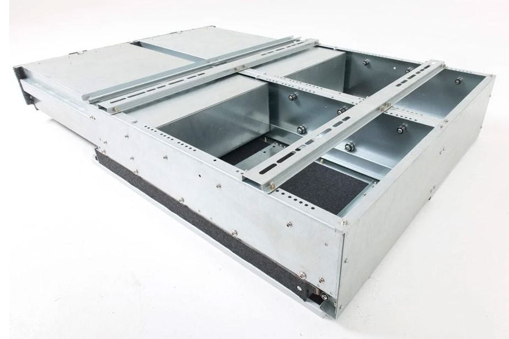Schubkasten System "Pro1" 130 x 100 x 30cm mit Gummi-Belag - Direct 4x4 Autozubehör