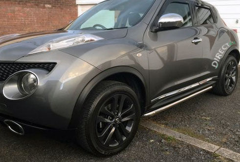 Nissan Juke ab Bj. 10 Edelstahl Schwellerrohre - Direct 4x4 Autozubehör