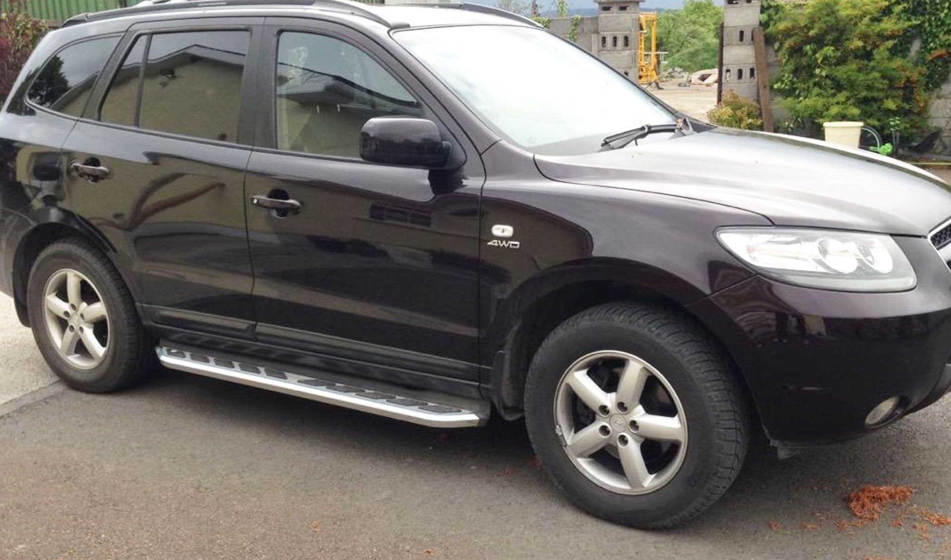 Hyundai Santa Fe Bj. 10-12 Trittbretter "Monsoon" - Direct 4x4 Autozubehör