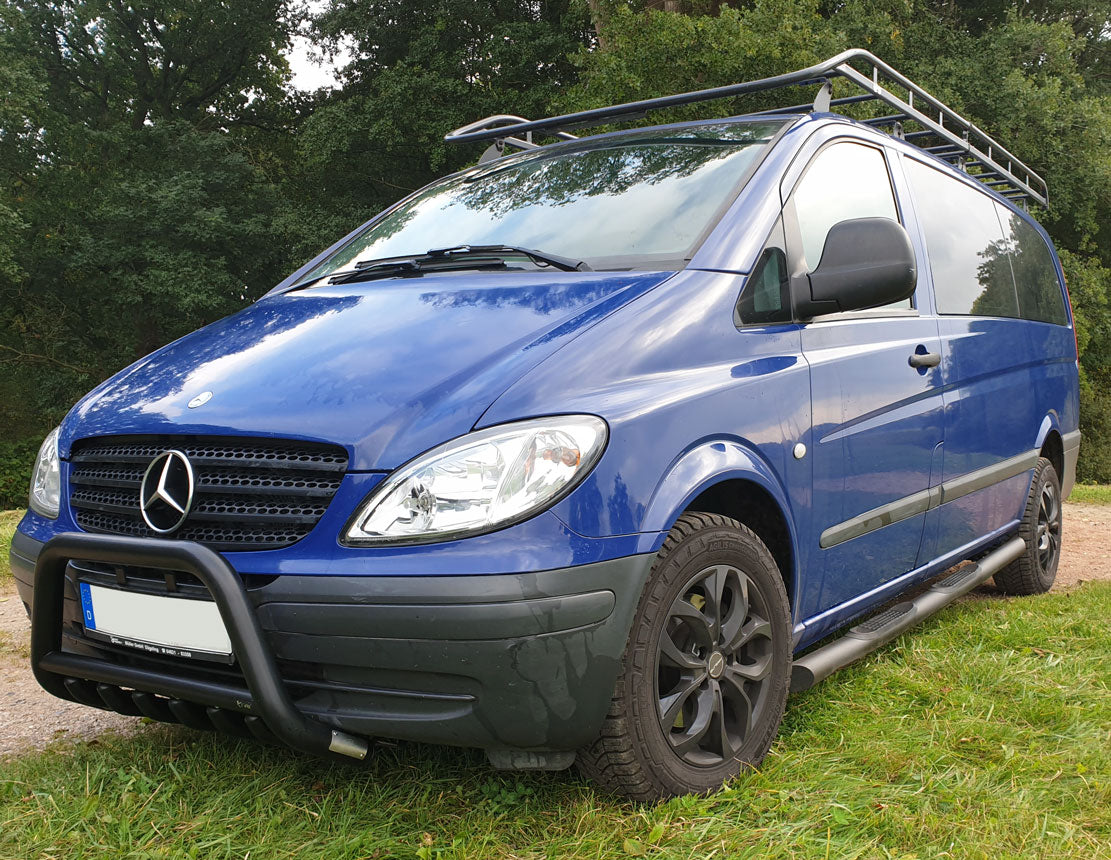 Mercedes Vito Viano Bj. 04-14 Schwarze Schwellerrohre - Direct 4x4 Autozubehör