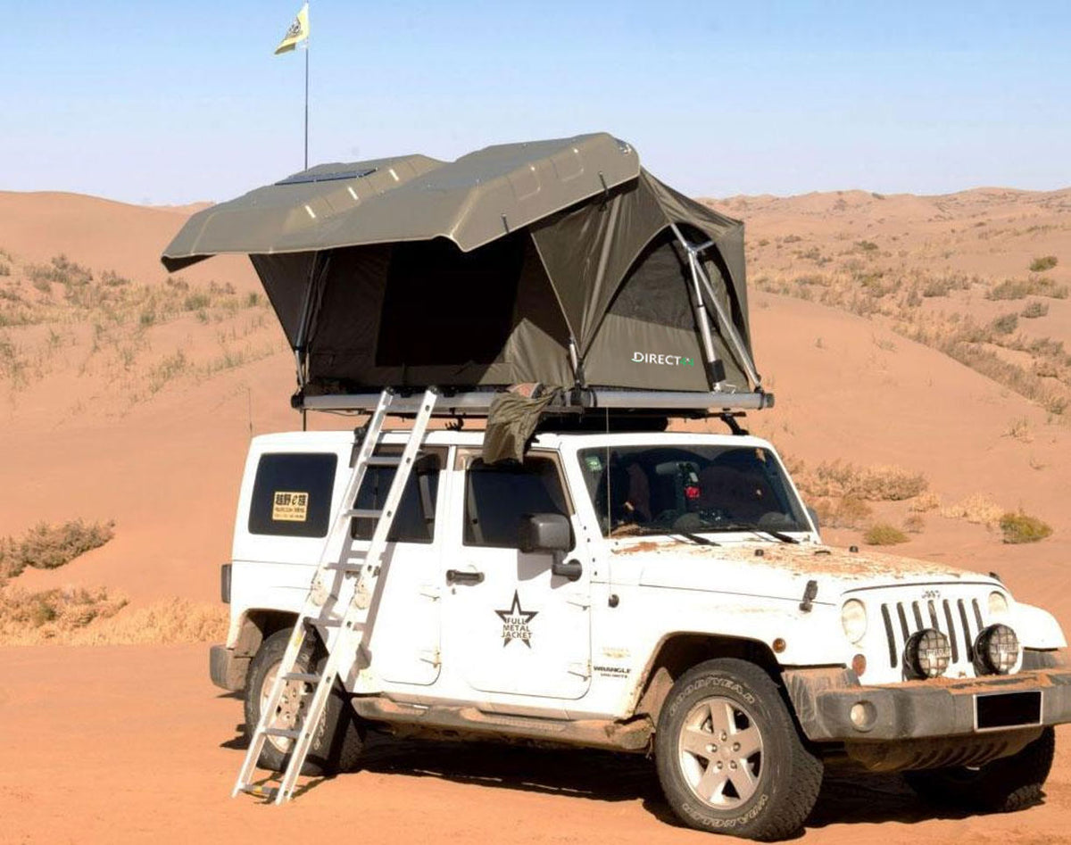 2 Personen Auto Dachzelt "Pathseeker" 225cm x 135cm - Direct 4x4 Autozubehör