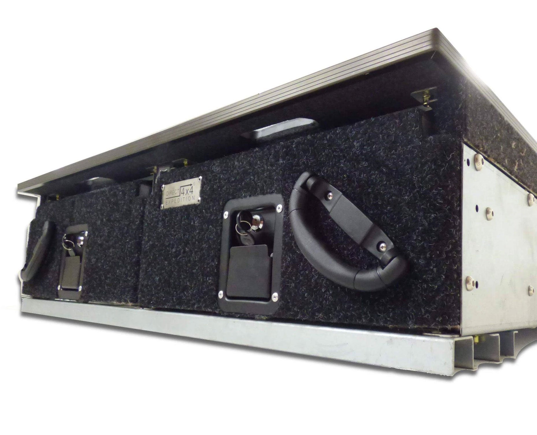 Schubkasten System "TopOne" 130 x 100 x 30cm mit Teppich-Auflage - Direct 4x4 Autozubehör