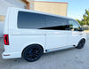 VW T6 ab Bj. 15 Kurzer RS OE Style schwarze Schwellerrohre "N-Max"