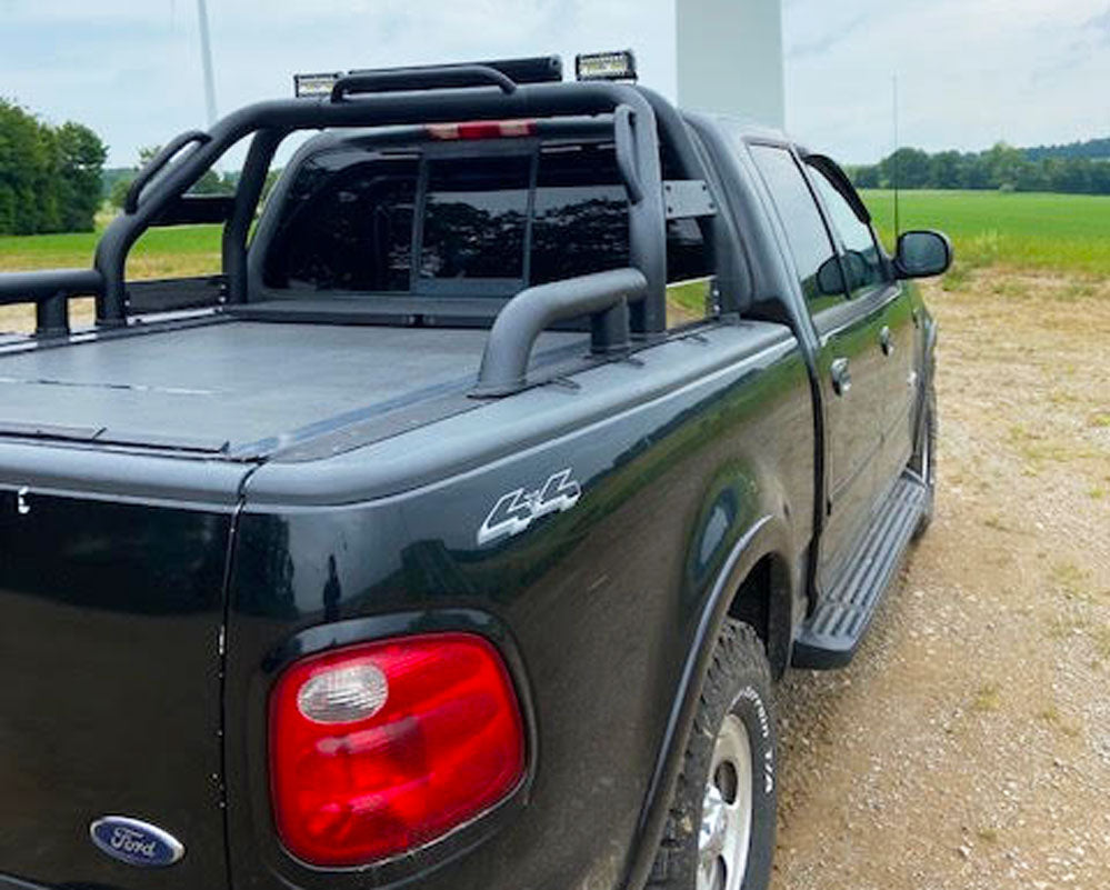 Universal Pick-Up Überrollbügel 76mm in Schwarz "Boss" - Direct 4x4 Autozubehör