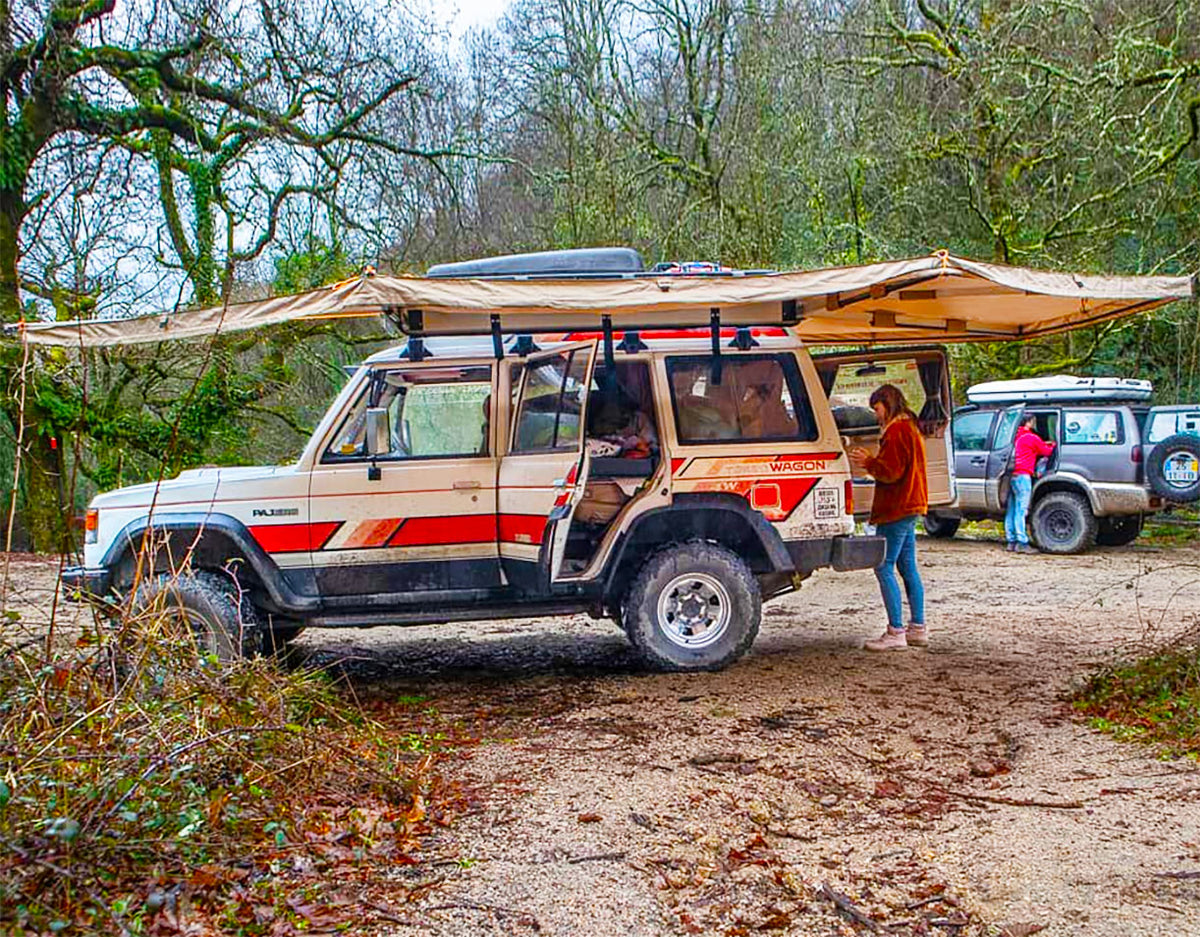 Ausklappbare Markise "Expedition 270" - Direct 4x4 Autozubehör