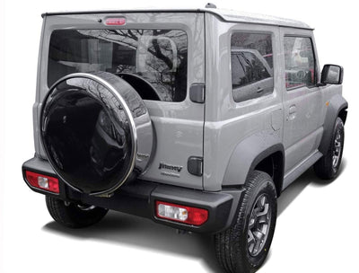 Edelstahl Reserveradabdeckung für verschiedene Reifengrößen - Direct 4x4 Autozubehör