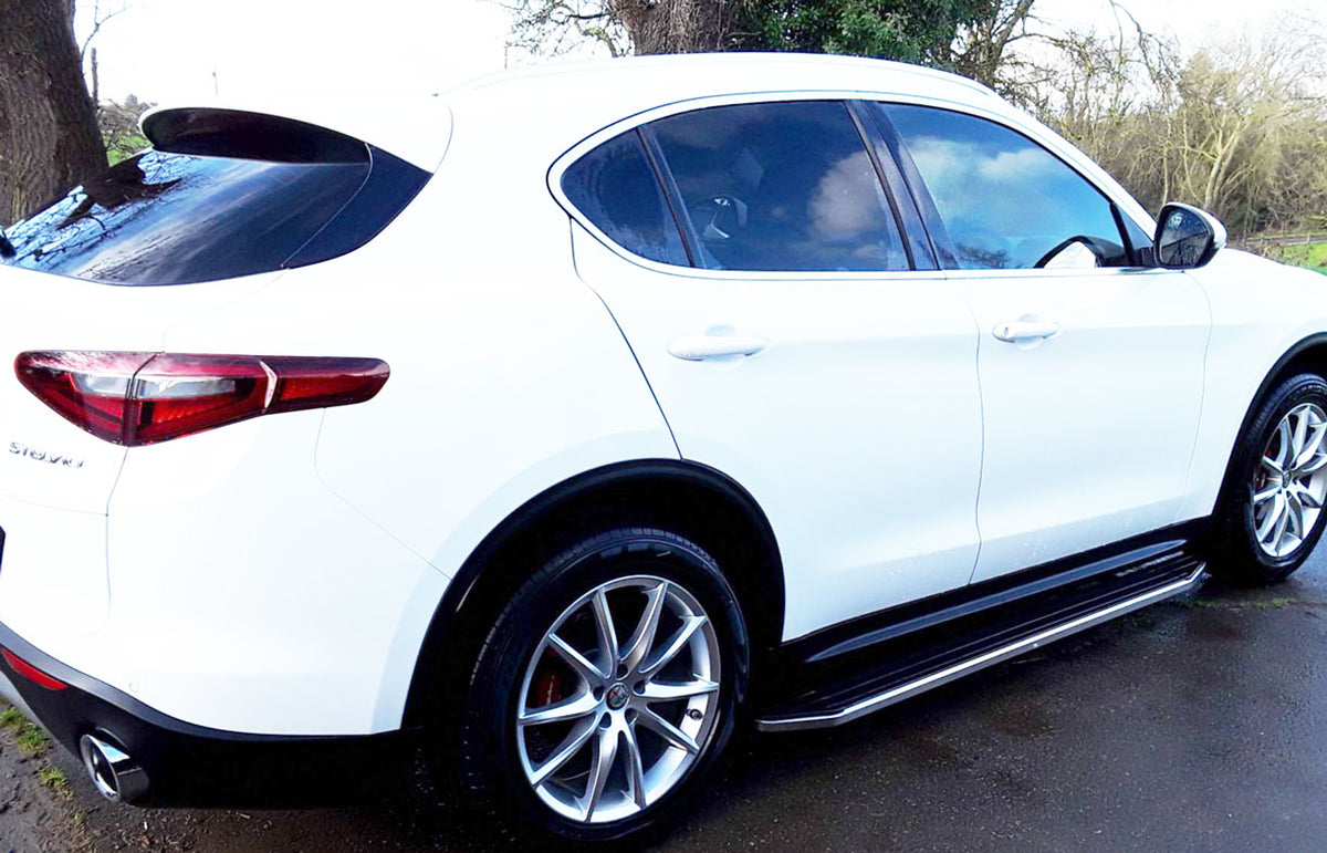 Alfa Romeo Stelvio ab Bj. 17 Trittbretter "Raptor" - Direct 4x4 Autozubehör