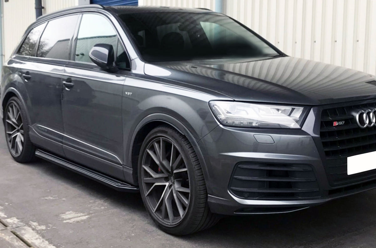 Audi Q7 Bj. 16-19 Trittbretter "Raptor Schwarz" - Direct 4x4 Autozubehör