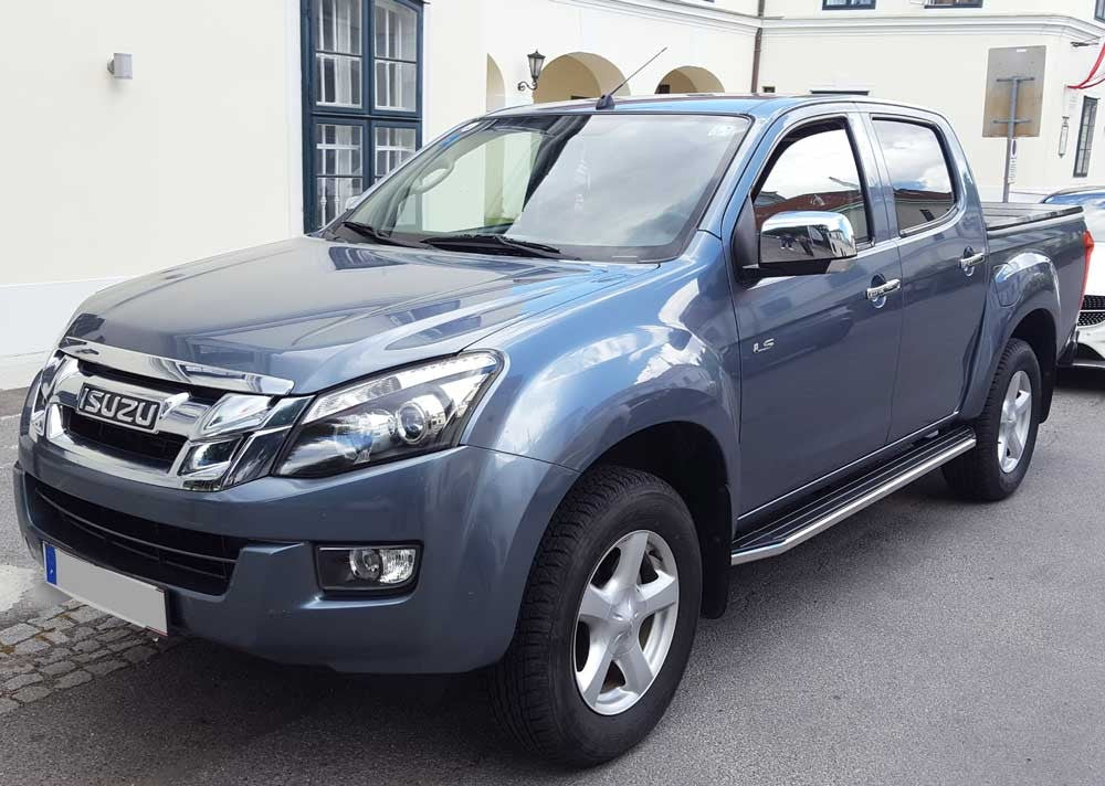 Isuzu D-Max Double Cab ab Bj. 12-20 Trittbretter "Raptor" - Direct 4x4 Autozubehör