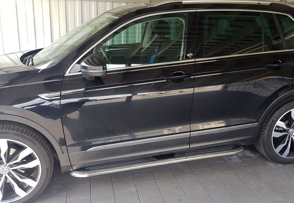 VW Tiguan ab Bj. 16 Trittbretter "Premier" - Direct 4x4 Autozubehör