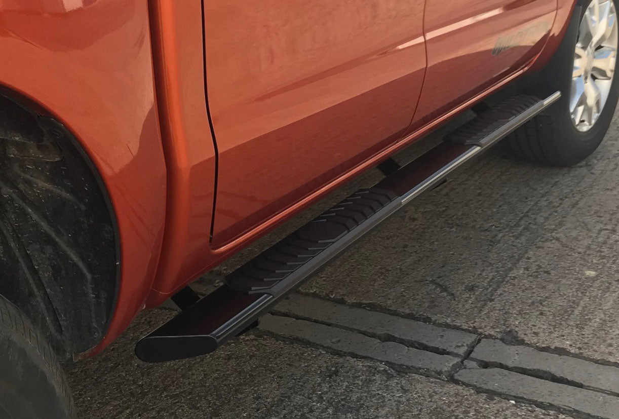 Mitsubishi L200 ab Bj. 15 Schwarze Trittbretter "Sonar Schwarz" - Direct 4x4 Autozubehör