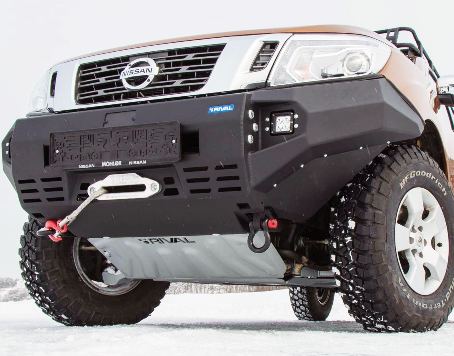 Nissan Navara D40 Bj. 06-15 Unterfahrschutz "Rival" - Direct 4x4 Autozubehör