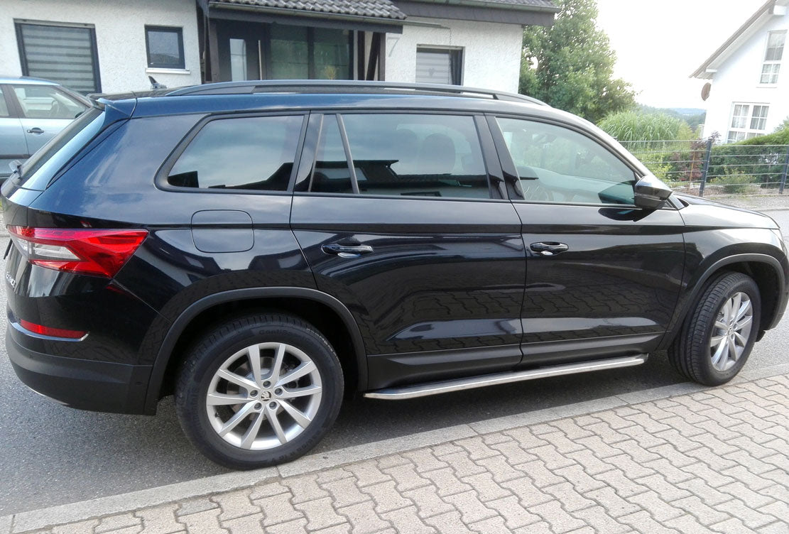 Skoda Kodiaq ab Bj. 17 Trittbretter "Premier" - Direct 4x4 Autozubehör