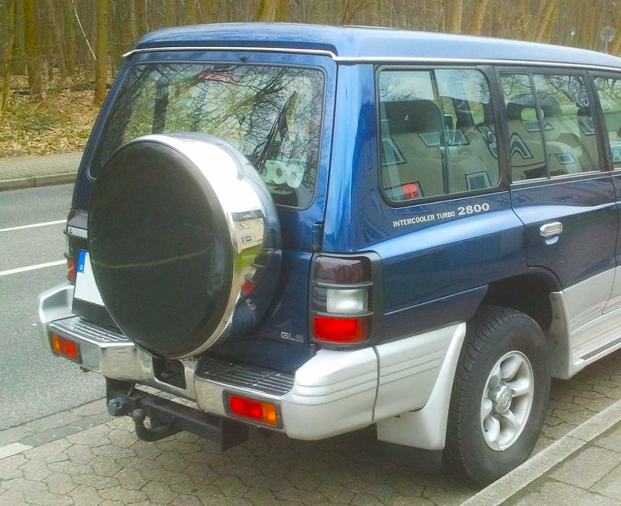 Edelstahl Reserveradabdeckung für verschiedene Reifengrößen - Direct 4x4 Autozubehör