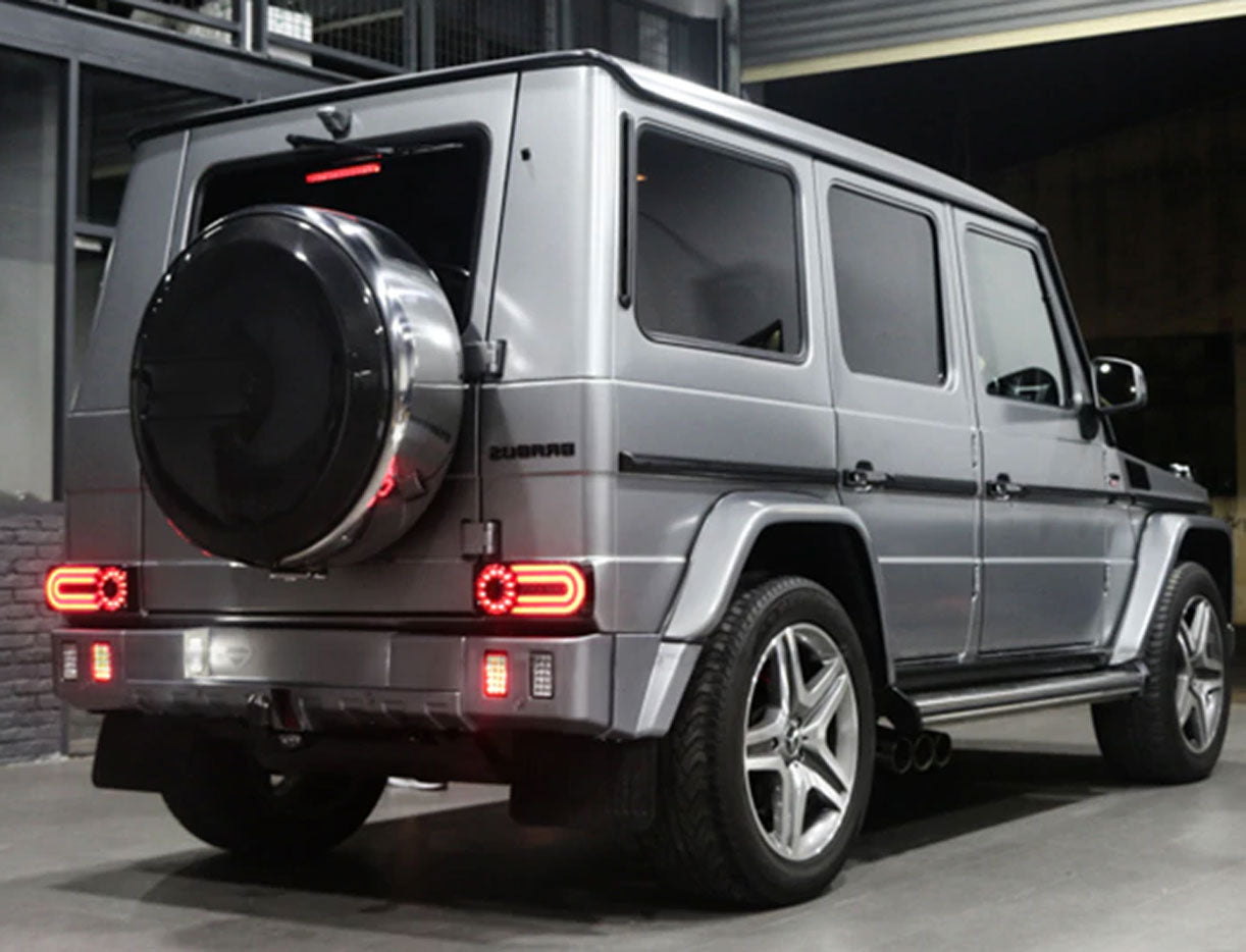 Edelstahl Reserveradabdeckung für verschiedene Reifengrößen - Direct 4x4 Autozubehör