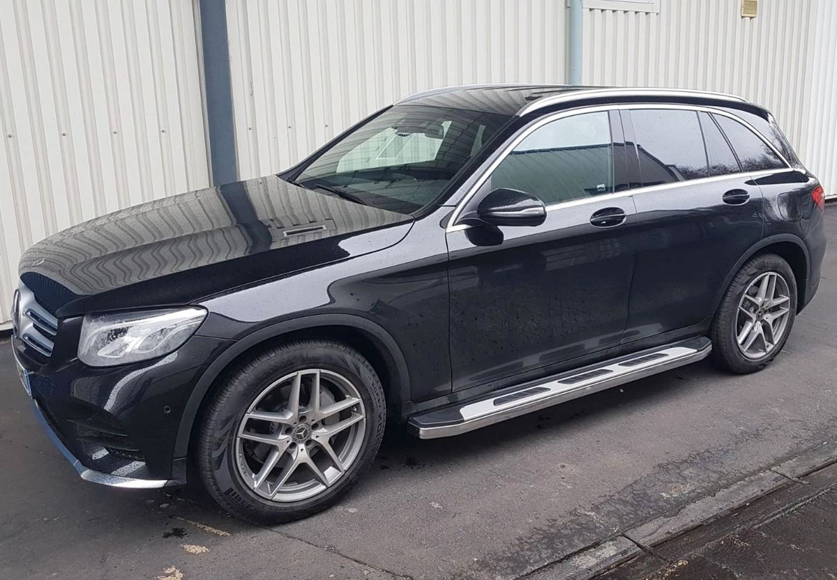 Mercedes Benz GLE (W166) Bj. 15-19 Trittbretter "Suburban" - Direct 4x4 Autozubehör