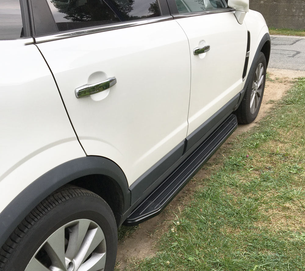 Opel Antara Bj. 06-17 Trittbretter "Raptor Schwarz" - Direct 4x4 Autozubehör