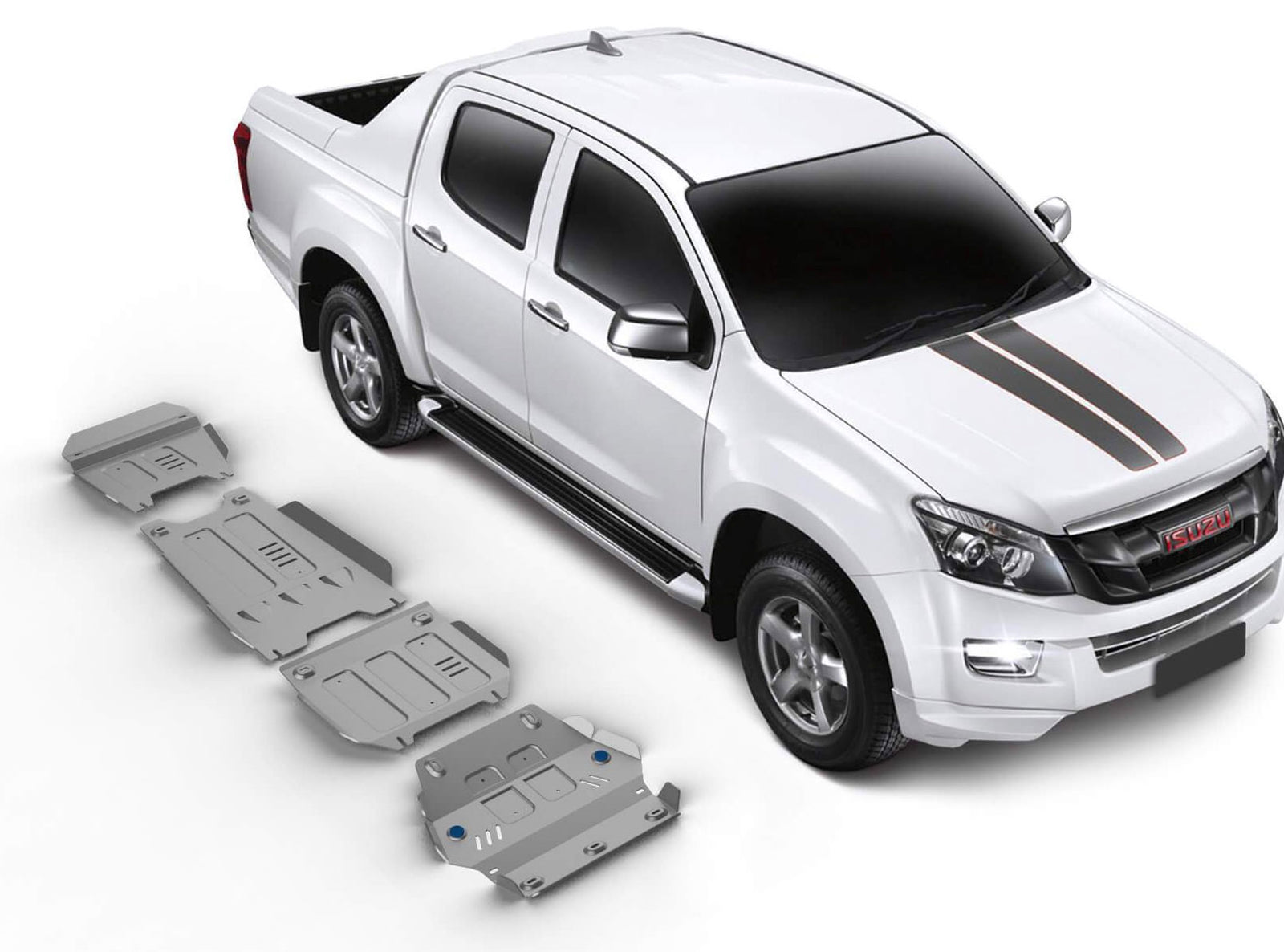 Isuzu D-Max ab Bj. 12-20 Unterfahrschutz "Rival" - Direct 4x4 Autozubehör
