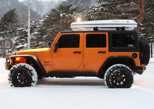 Dachzelt 2-3 Personen Schalenzelt "Columbus" 215cm x 137cm - Direct 4x4 Autozubehör