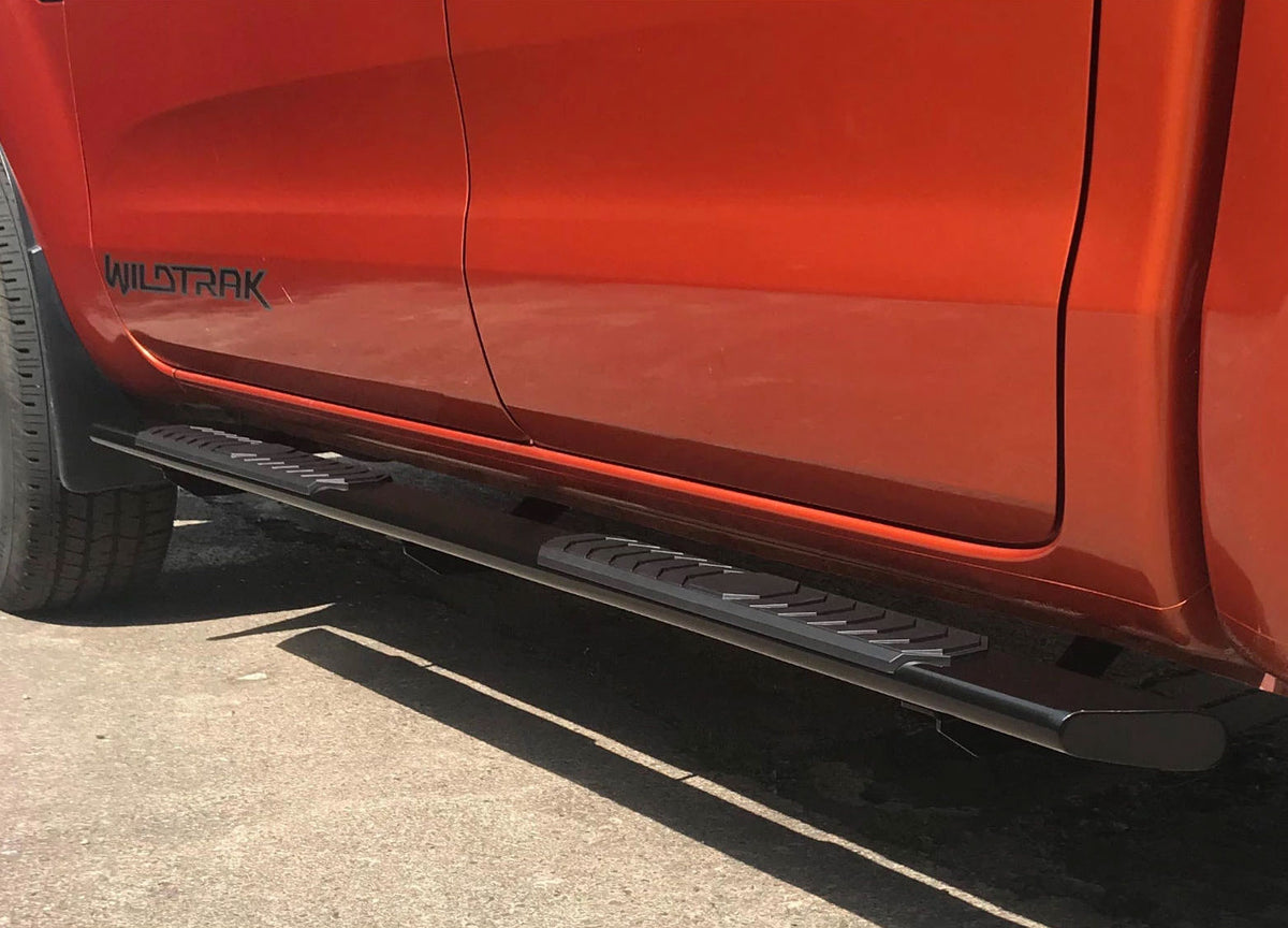 Ford Ranger Bj. 16-21 Trittbretter "Sonar Schwarz" - Direct 4x4 Autozubehör