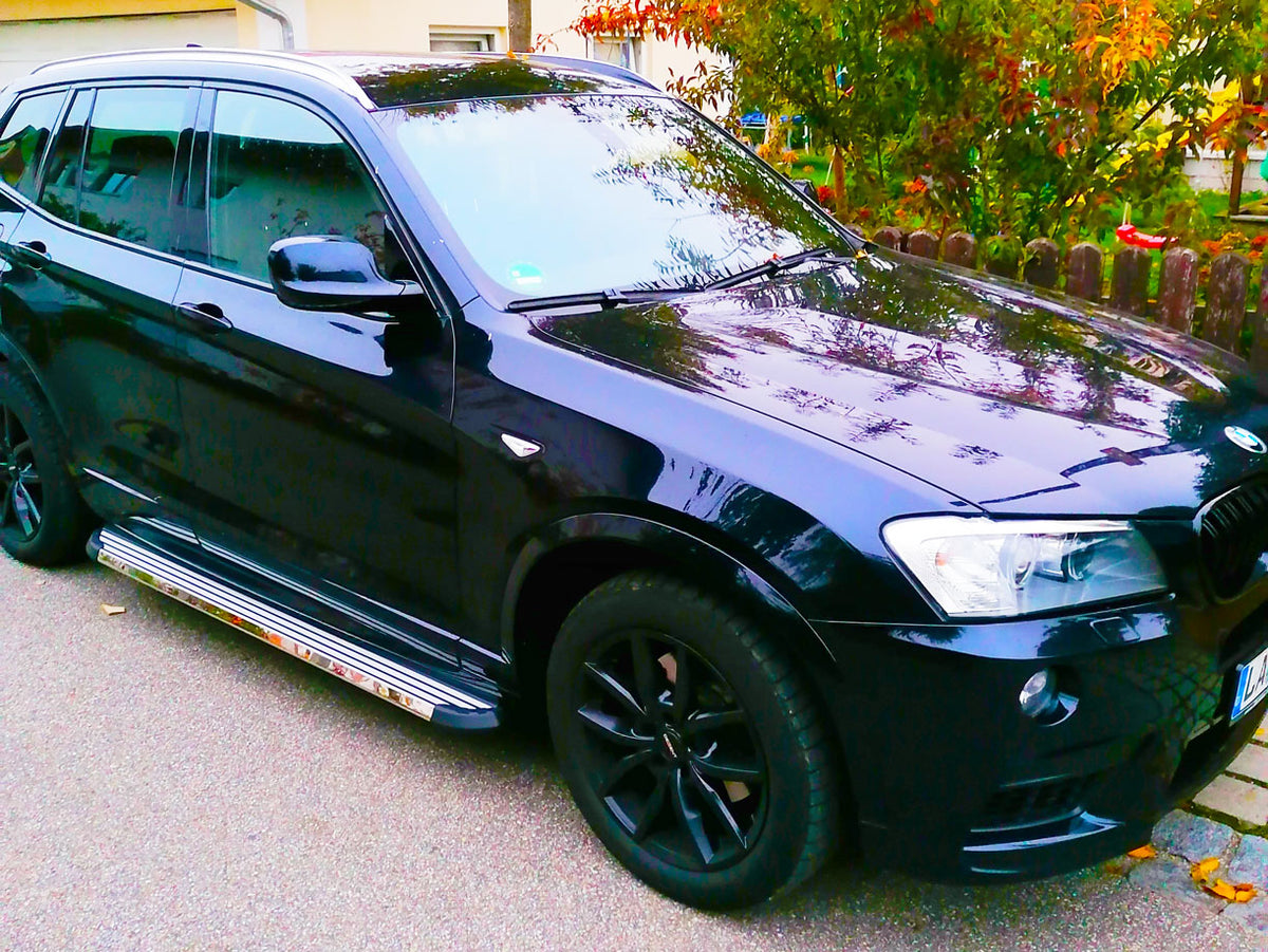 BMW X3 Bj. 10-17 (F25) Trittbretter "Stingray" - Direct 4x4 Autozubehör
