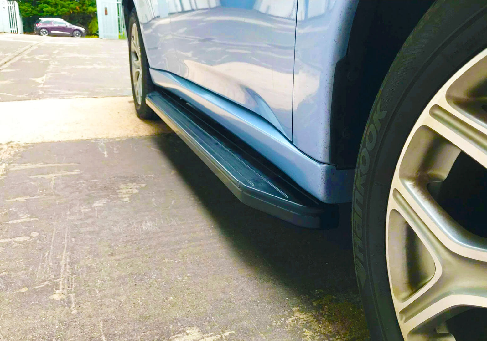 Mitsubishi Outlander ab Bj. 13 Trittbretter "Raptor Schwarz" - Direct 4x4 Autozubehör