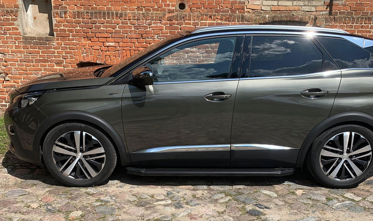 Peugeot 3008 ab Bj. 17 Trittbretter "Raptor Schwarz" - Direct 4x4 Autozubehör