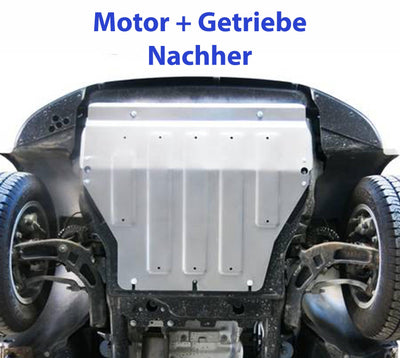 VW T5 Bj. 09-15 Komplett Set Aluminium Unterfahrschutz "ProTec"