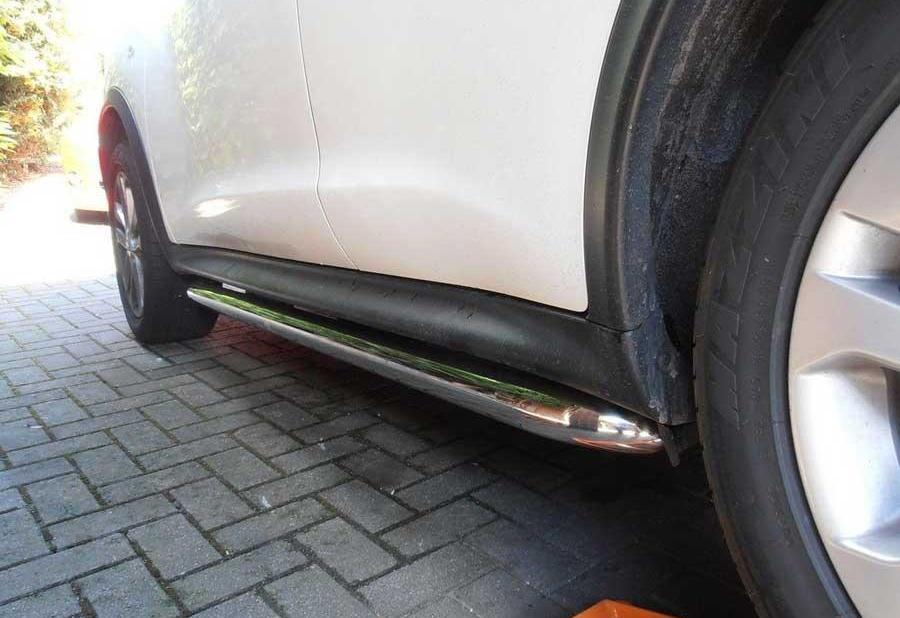 Nissan Juke ab Bj. 10 Edelstahl Schwellerrohre - Direct 4x4 Autozubehör