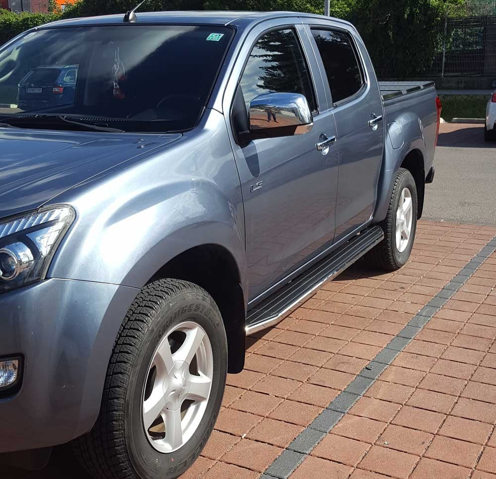 Isuzu D-Max Double Cab ab Bj. 12-20 Trittbretter "Raptor" - Direct 4x4 Autozubehör